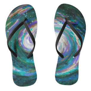 Verkleven melkweg teenslippers