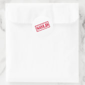 Verkocht Ronde Sticker (Tas)
