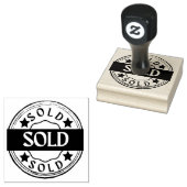 VERKOCHT RUBBERSTEMPEL (Gestempeld)