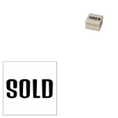 VERKOCHT RUBBERSTEMPEL (Gestempeld)