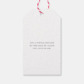 Verkocht uit het goede spul Grappige Kerstmis Cadeaulabel (Achterkant)