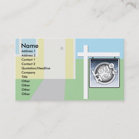 Verkocht - Zakelijk Visitekaartje (Voorkant)