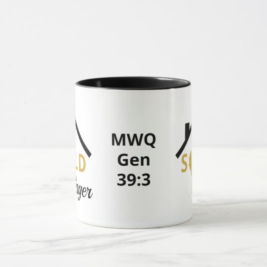 VERKOCHTE FINGER Fun Real Estate Agent Realtor Mok (Midden)