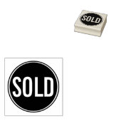 VERKOCHTE RUBBER STAMP 	RUBBERSTEMPEL (Gestempeld)