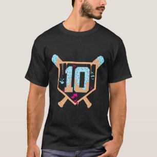 Verkoop 10 Jaar Oude Ijsdrank 10e Verjaardag Jonge T-shirt