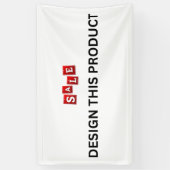 VERKOOP! Banner - 3' x 5' - Binnen - Aangepast (Verticaal)