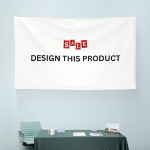 VERKOOP! Banner - 6'x10' - Binnen - Aangepast