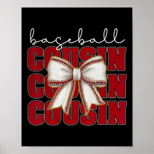 Verkoop Cousin Coquette Bow Sport Lover Moederdag Poster