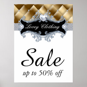 Verkoop detailhandel Mode Juwelry Poster tufted sa