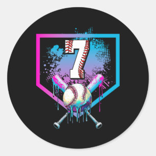 Verkoop Drip 7e Verjaardag Home Bord Jongens Jeugd Ronde Sticker