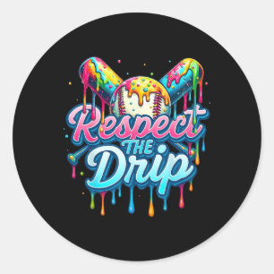 Verkoop Drip Boys Ice Cream Drip Jeugd Respect De  Ronde Sticker