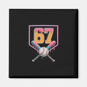 Verkoop Drip Nummer 67 Leuk Zes Zeven 6 7 Meme Des Magneet