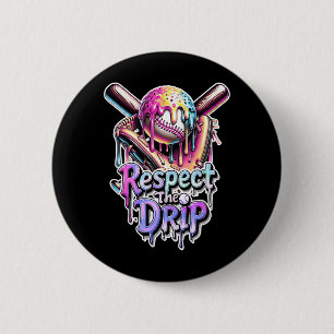 Verkoop Druppel IJs Druppelen Respecteer de Druppe Ronde Button 5,7 Cm