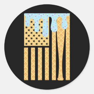 Verkoop Druppel T Jongens Druppelend IJs Amerikaan Ronde Sticker