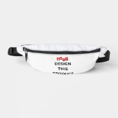 VERKOOP! Fanny Pack - verstelbaar van 26" naar 54" Heuptasje (Voorkant)