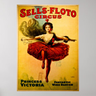 Verkoop-Floto Circus Poster