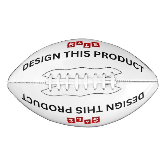 VERKOOP! Football 2 paneel - Regelgrootte - Aangep (Voorkant)