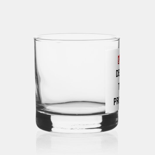 VERKOOP! Glas - Op de rotsen - 12 oz - Set van 1 (Rechts)