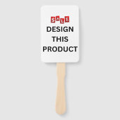 VERKOOP! Handventilator - Rechthoek - Set van 10 - Handwaaier (Voorkant)