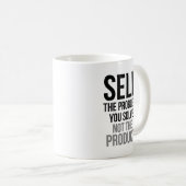 Verkoop het probleem dat je oplost koffiemok (Voorkant rechts)