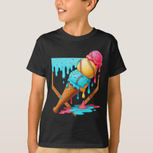 Verkoop Ice Cream Dripping Funny Verkoop Mannen Ki T-shirt