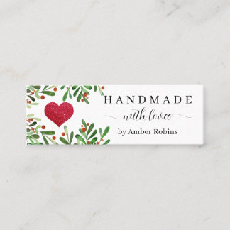 Verkoop je ambacht Handgemaakt met liefde Mini Visitekaartje