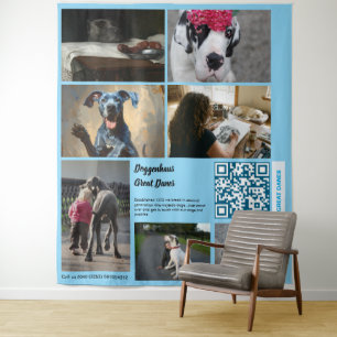 Verkoop je Puppies Aangepaste Foto Banner Wandkleed
