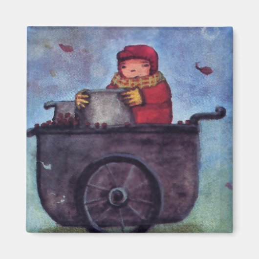 Verkoop kastanjes magneet (Voorkant)