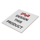 VERKOOP! Keramische Tegel - Groot (6" x 6") - Aang Tegeltje (Zijkant)