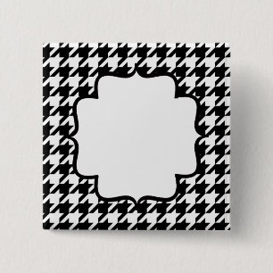 VERKOOP - LABEL VAN DE NAAM VAN DE KLANT - HUISHOU VIERKANTE BUTTON 5,1 CM