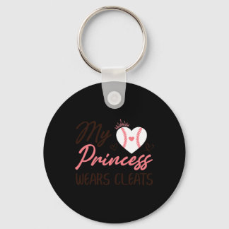 Verkoop mama papa mijn prinses draagt cleats  sleutelhanger