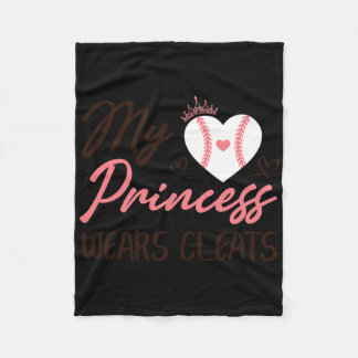 Verkoop mama papa mijn prinses draagt voetbalschoe fleece deken