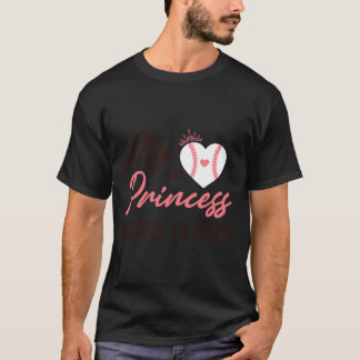 Verkoop mama papa mijn prinses draagt voetbalschoe t-shirt