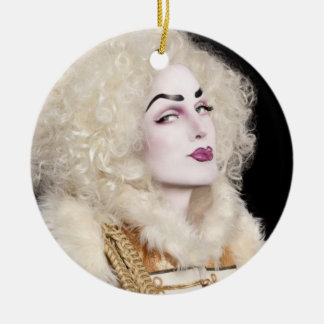 VERKOOP! NIEUWE Santa Poppy Ornament! Keramisch Ornament