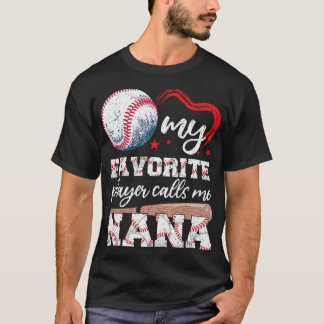 Verkoop oma Mijn favoriete speler noemt me Nana Se T-shirt