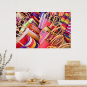 Verkoop op de markt poster (Keuken)