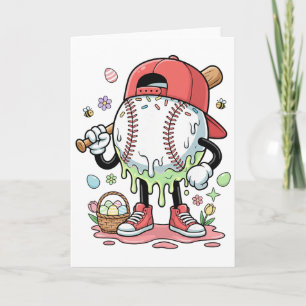Verkoop Pasen Dag Grappig Ijs Drip Jongens Kids Kaart
