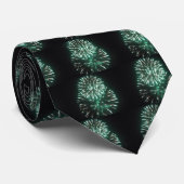 VERKOOP! Patriottisch Blauwgroen Fireworks, vierde Stropdas (Opgerold)