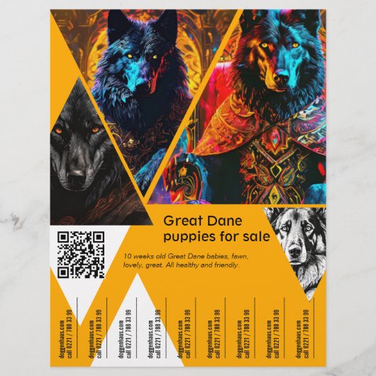 Verkoop Puppy's Flyer (Voorkant)