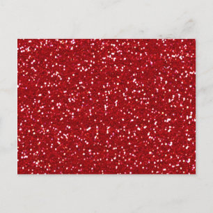 VERKOOP! RED GLITTER BRIEFKAART-NOTE CARD-RECIPE-K BRIEFKAART