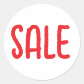 VERKOOP RONDE STICKER (Voorkant)