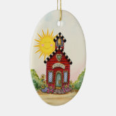 VERKOOP! School House - SRF Keramisch Ornament (Rechts)