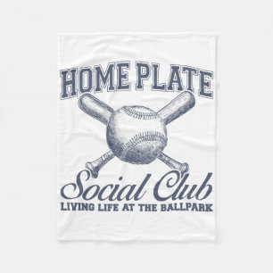 Verkoop Softll Moeder Matching Home Plate Sociale Fleece Deken