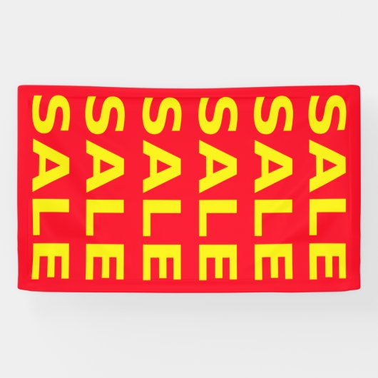 Verkoop Spandoek (Horizontaal)