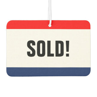 Verkoop van autoverkoop -  promotie luchtverfrisser