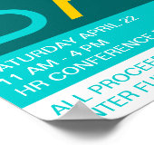 verkoop van bakken (typografisch) poster (Hoek)