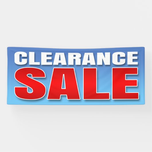 VERKOOP VAN BANNER CLEARANCE - 2.5'x6' (Horizontaal)