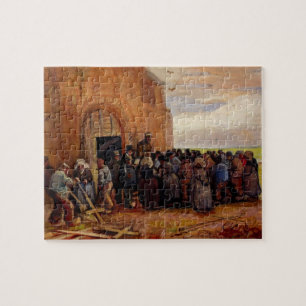 Verkoop van bouwschroot door Vincent van Gogh Legpuzzel