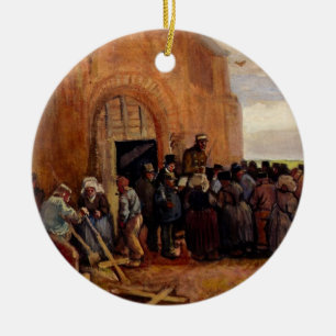 Verkoop van bouwsloop door Vincent van Gogh Keramisch Ornament