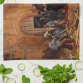 Verkoop van bouwsloop door Vincent van Gogh Theedoek (Gevouwen)